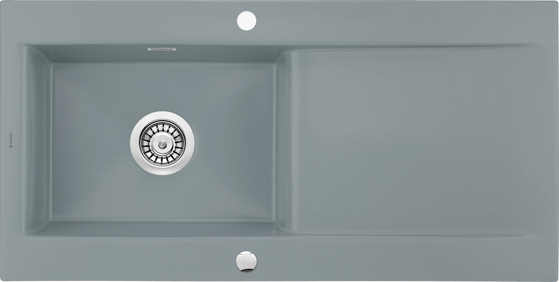 Ceramic sink, 1-bowl with drainer