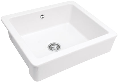 Ceramic sink, 1-bowl, farmhouse