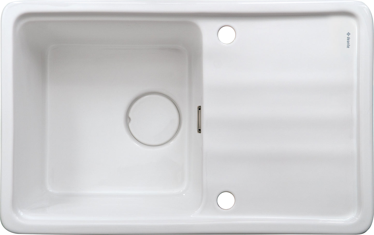 Ceramic sink, 1-bowl with drainer