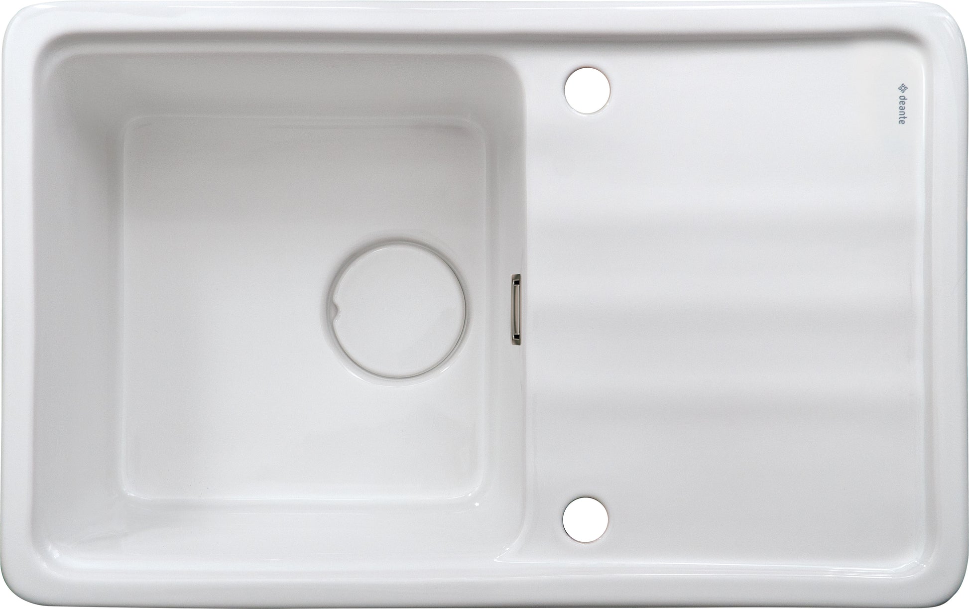 Ceramic sink, 1-bowl with drainer