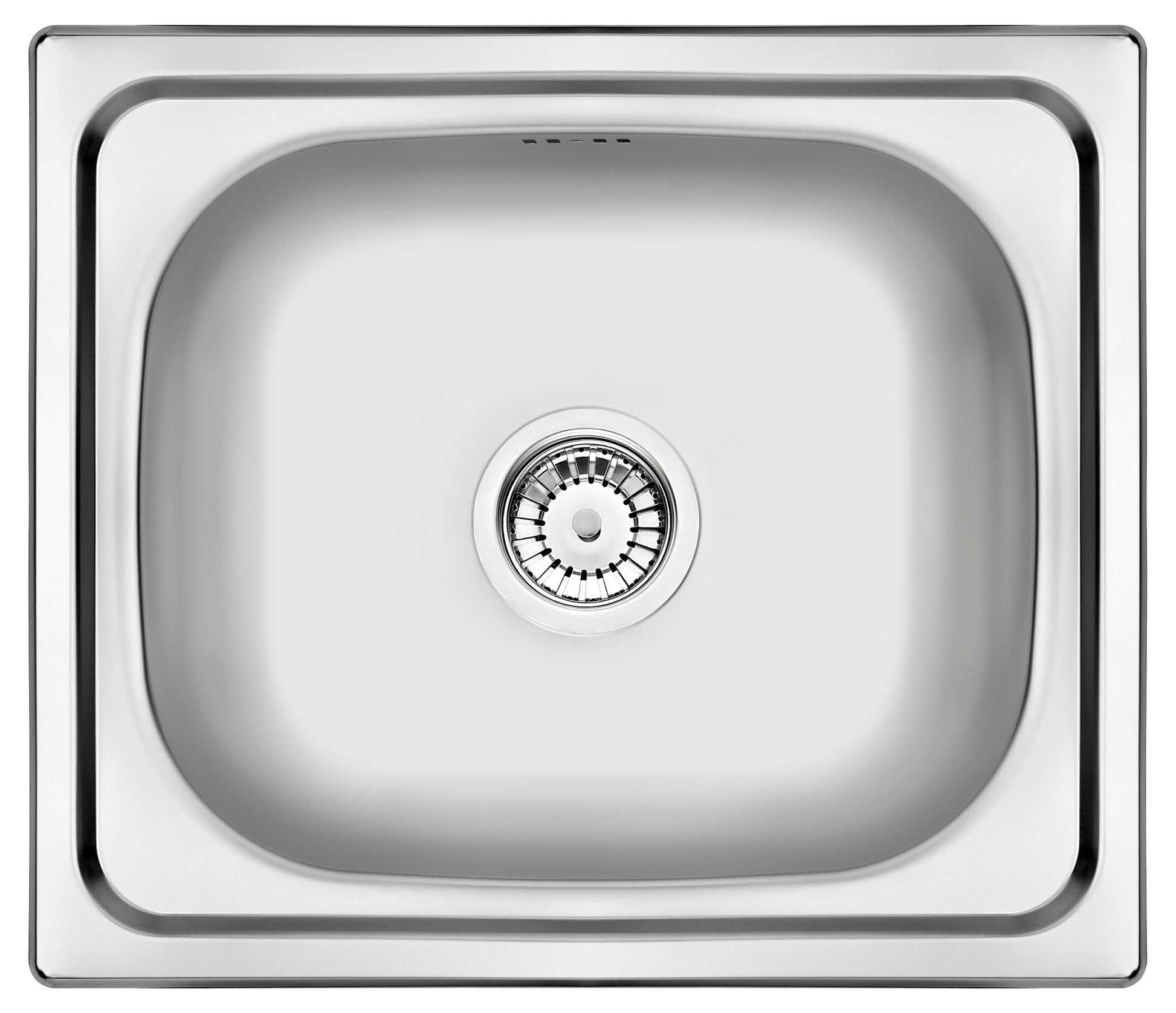 Steel sink, 1-bowl