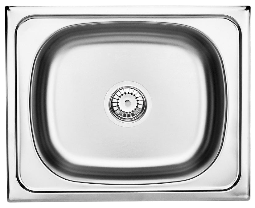 Steel sink, 1-bowl