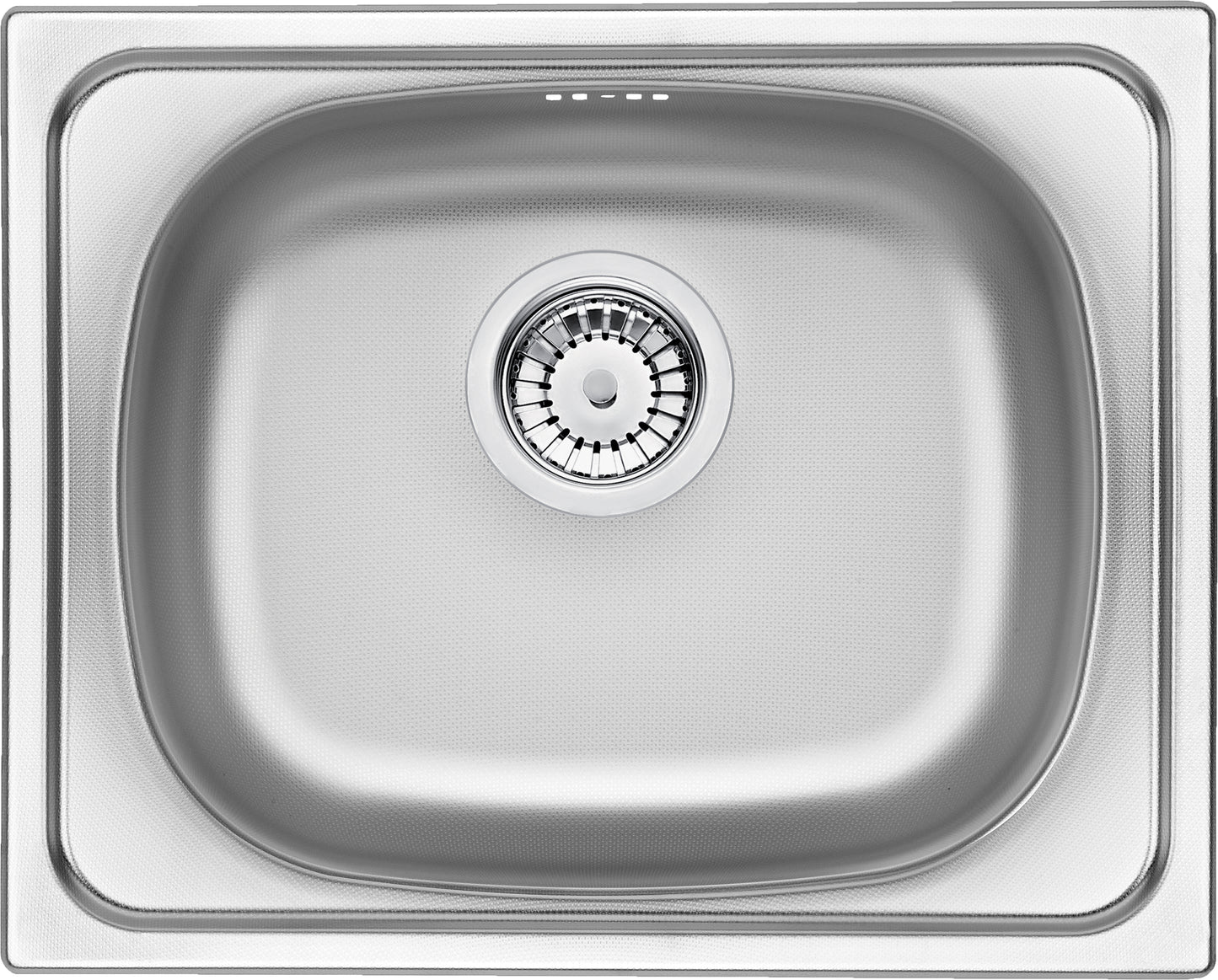 Steel sink, 1-bowl