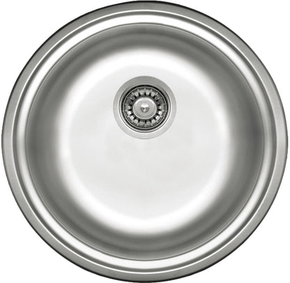 Steel sink, 1-bowl