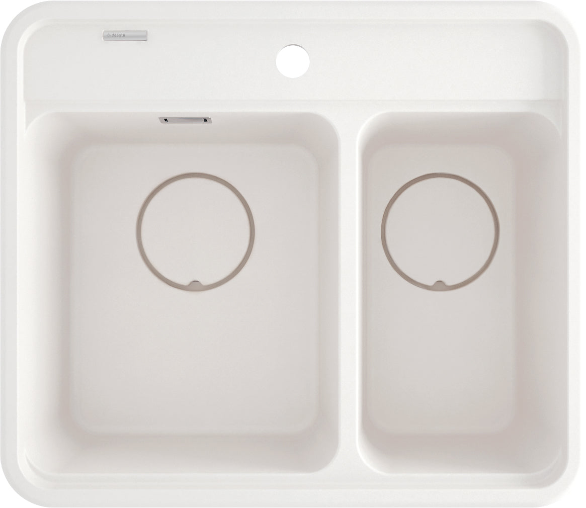 Granite sink, 1.5-bowl