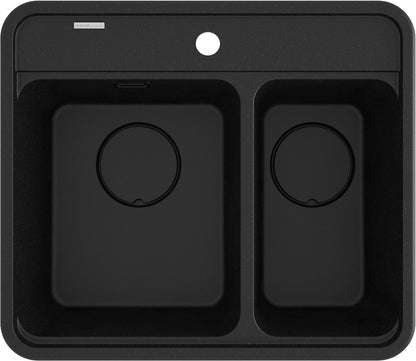 Granite sink, 1.5-bowl