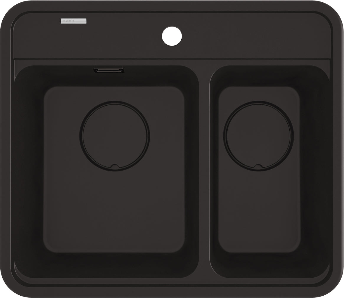 Granite sink, 1.5-bowl