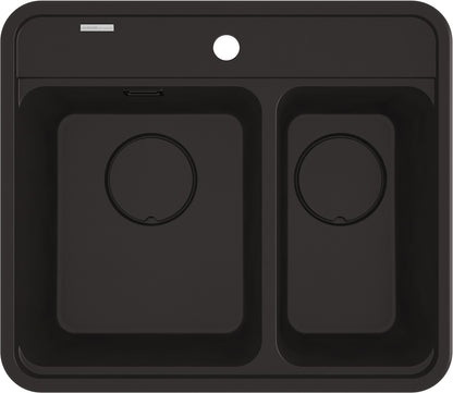 Granite sink, 1.5-bowl