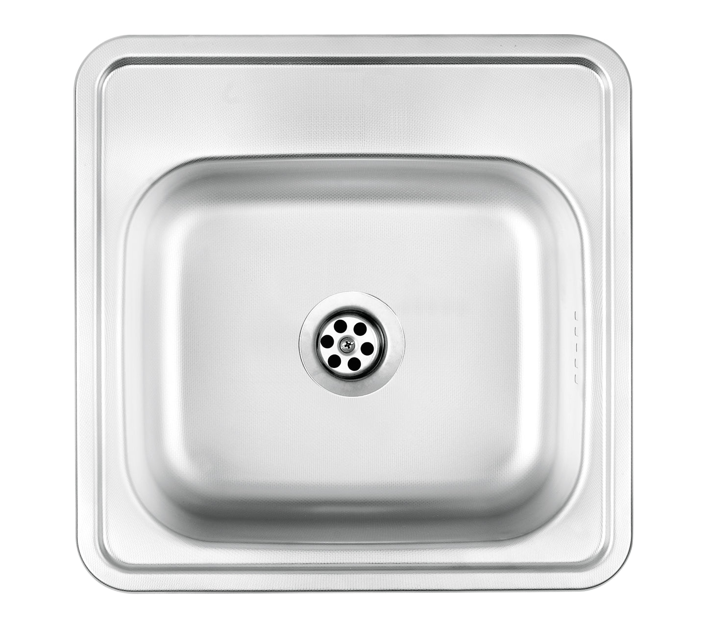 Steel sink, 1-bowl