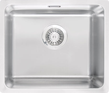 Steel sink, 1-bowl
