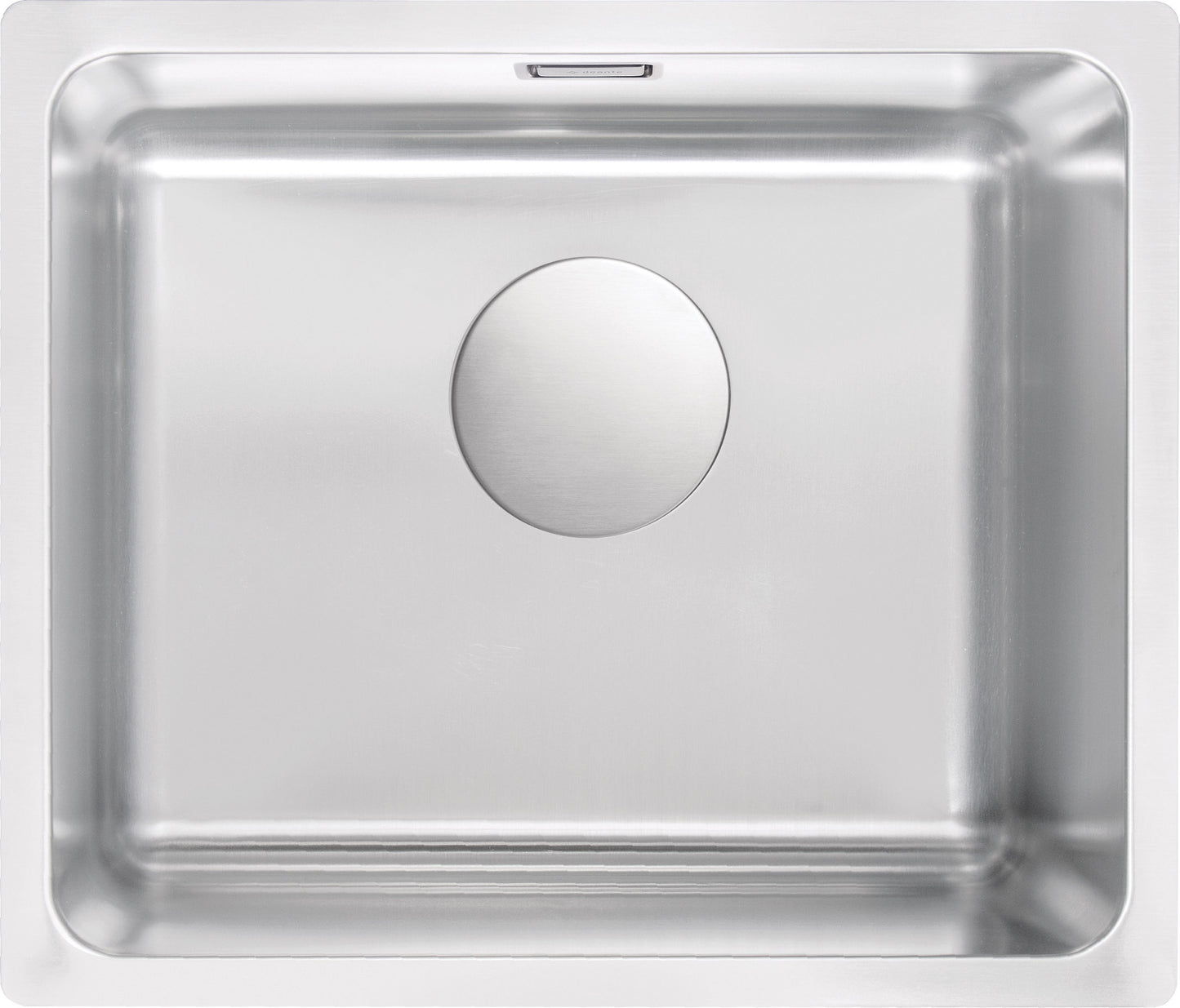 Steel sink, 1-bowl