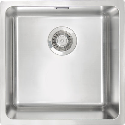 Steel sink, 1-bowl