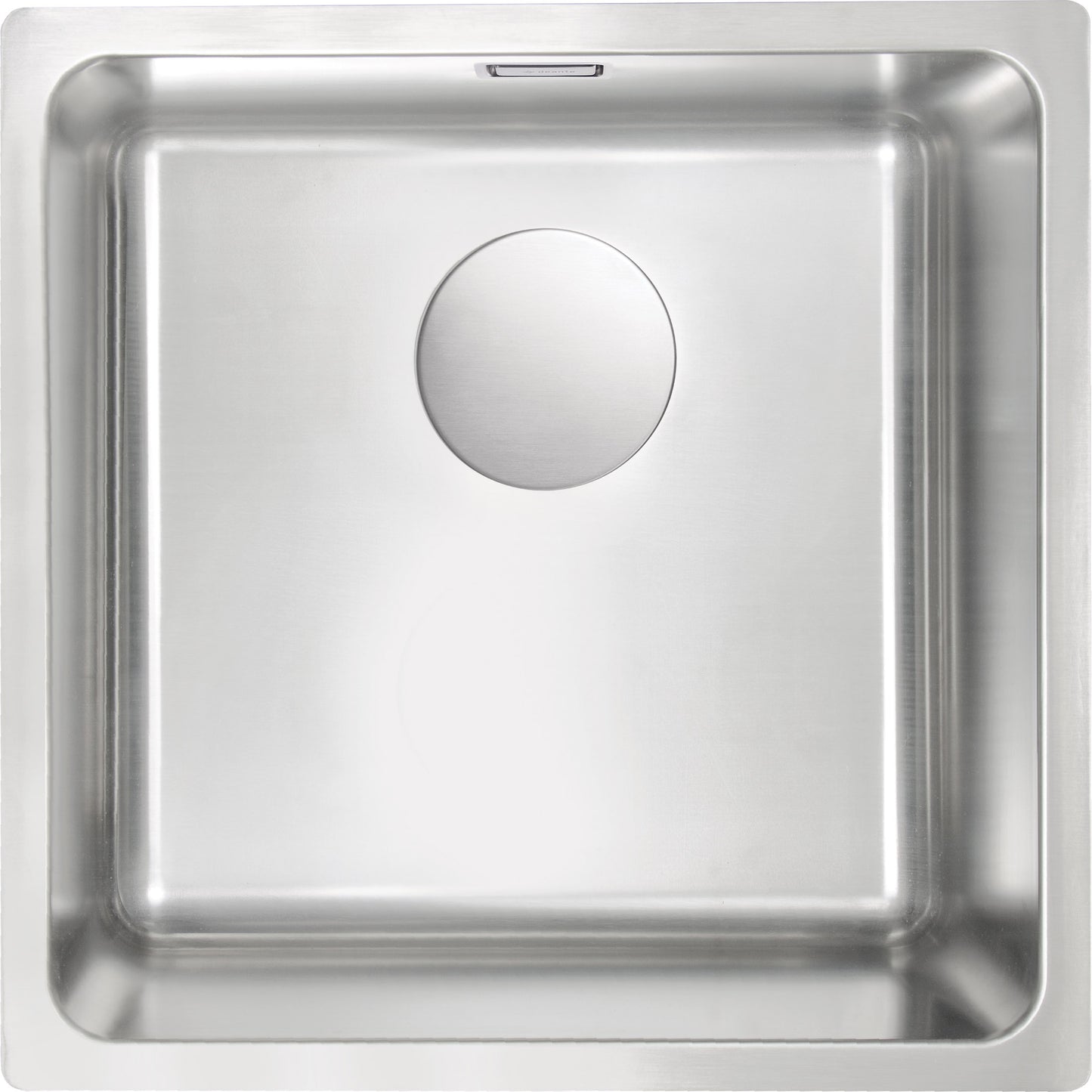 Steel sink, 1-bowl