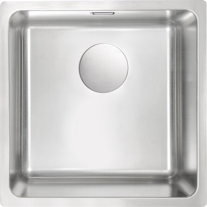 Steel sink, 1-bowl