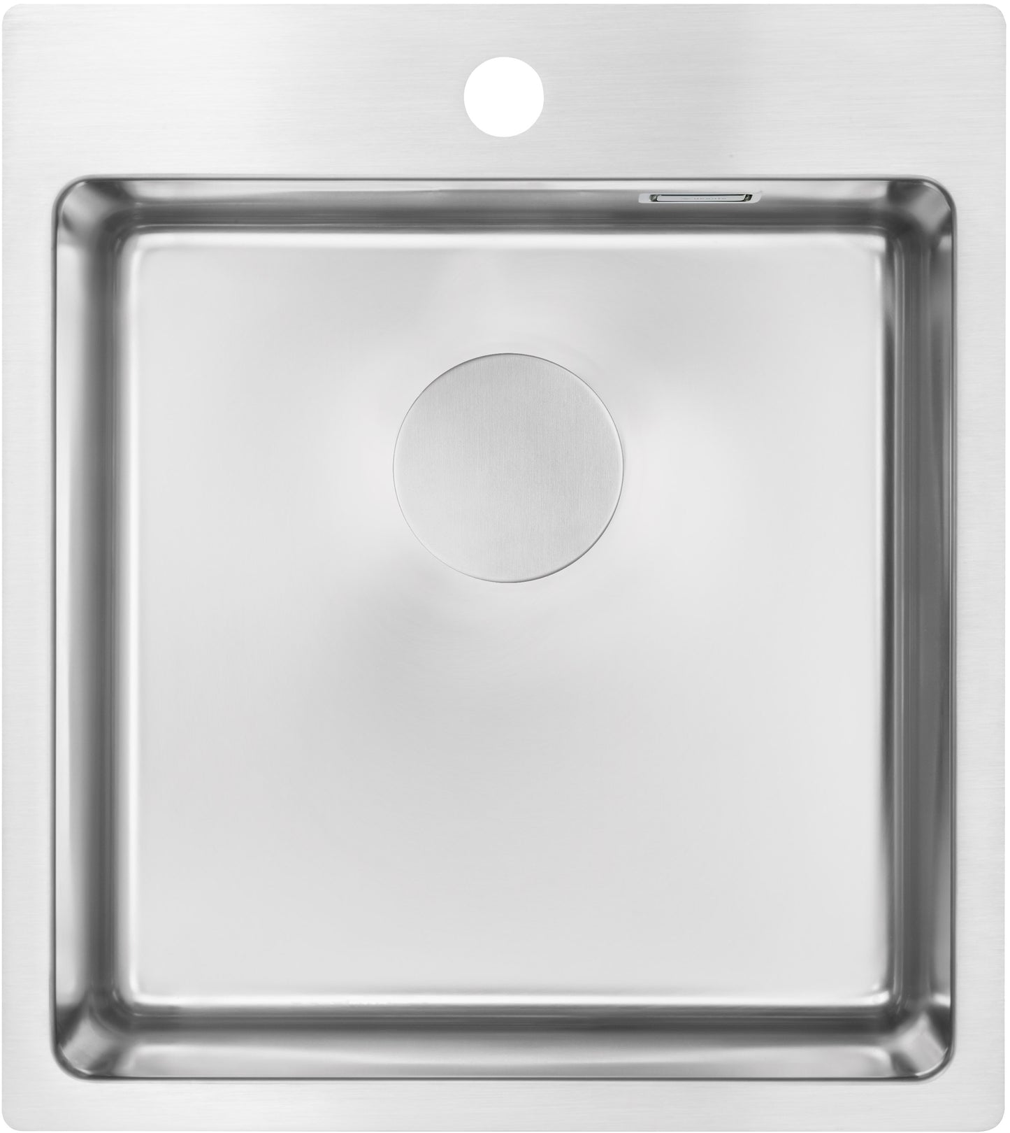 Steel sink, 1-bowl