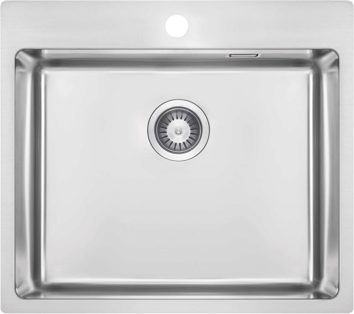 Steel sink, 1-bowl