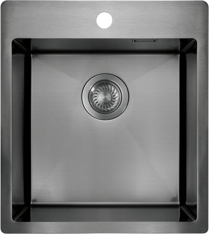 Steel sink, 1-bowl