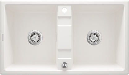 Granite sink, 2-bowl