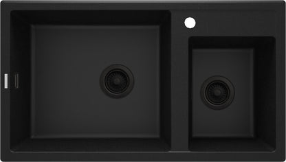 Granite sink, 2-bowl