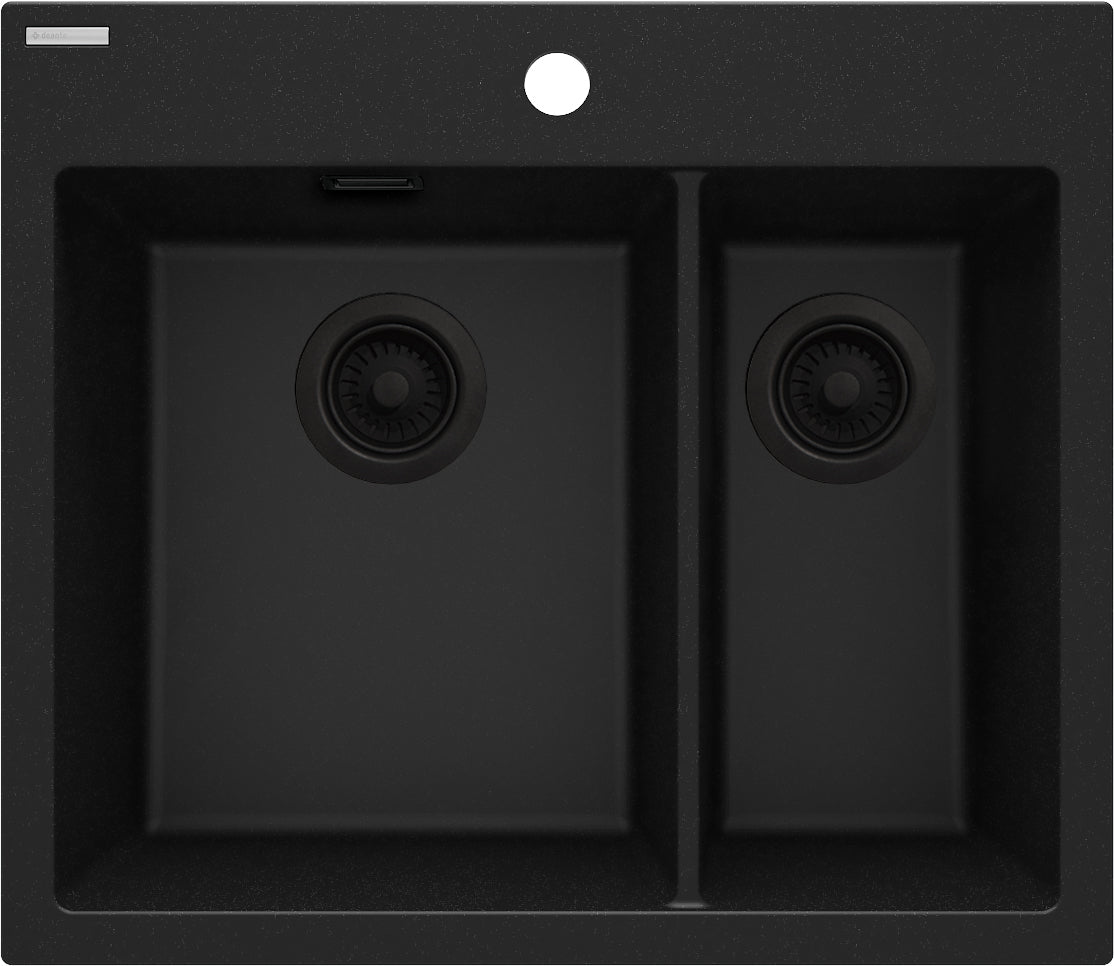 Granite sink, 1.5-bowl