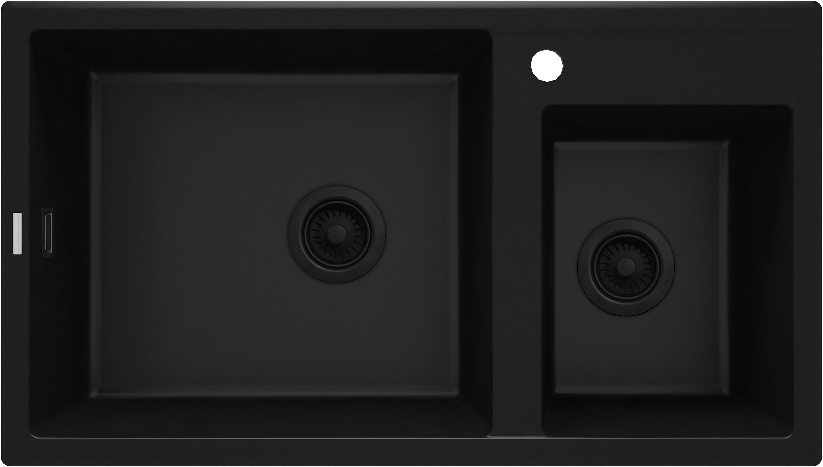 Granite sink, 2-bowl