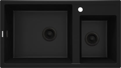 Granite sink, 2-bowl