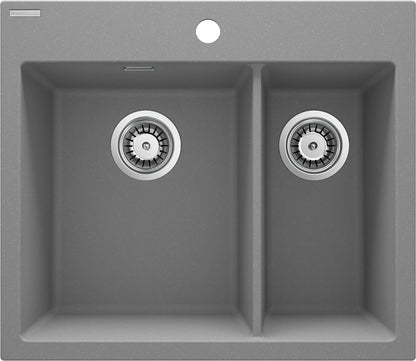 Granite sink, 1.5-bowl