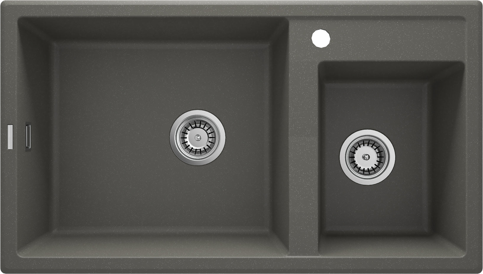 Granite sink, 2-bowl