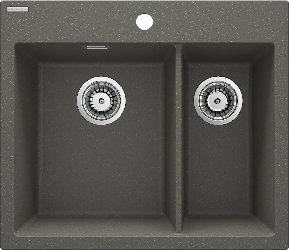 Granite sink, 1.5-bowl