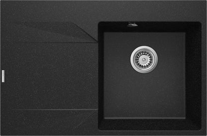 Granite sink, 1-bowl with drainer - left