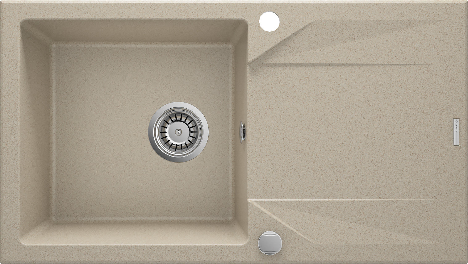 Granite sink, 1-bowl with drainer