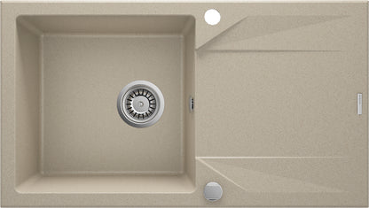 Granite sink, 1-bowl with drainer