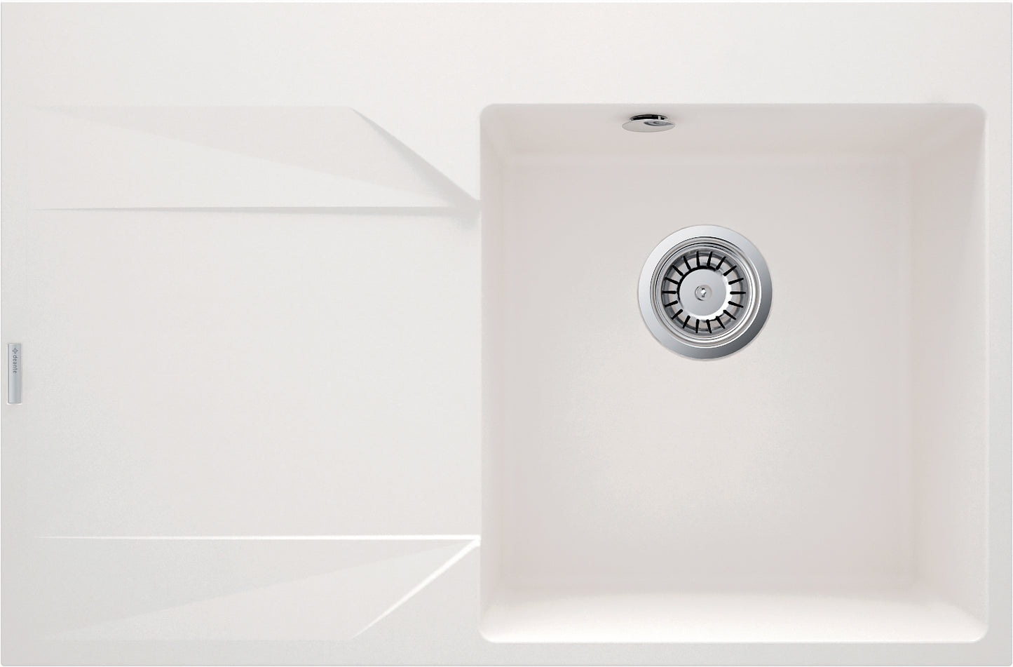 Granite sink, 1-bowl with drainer - left