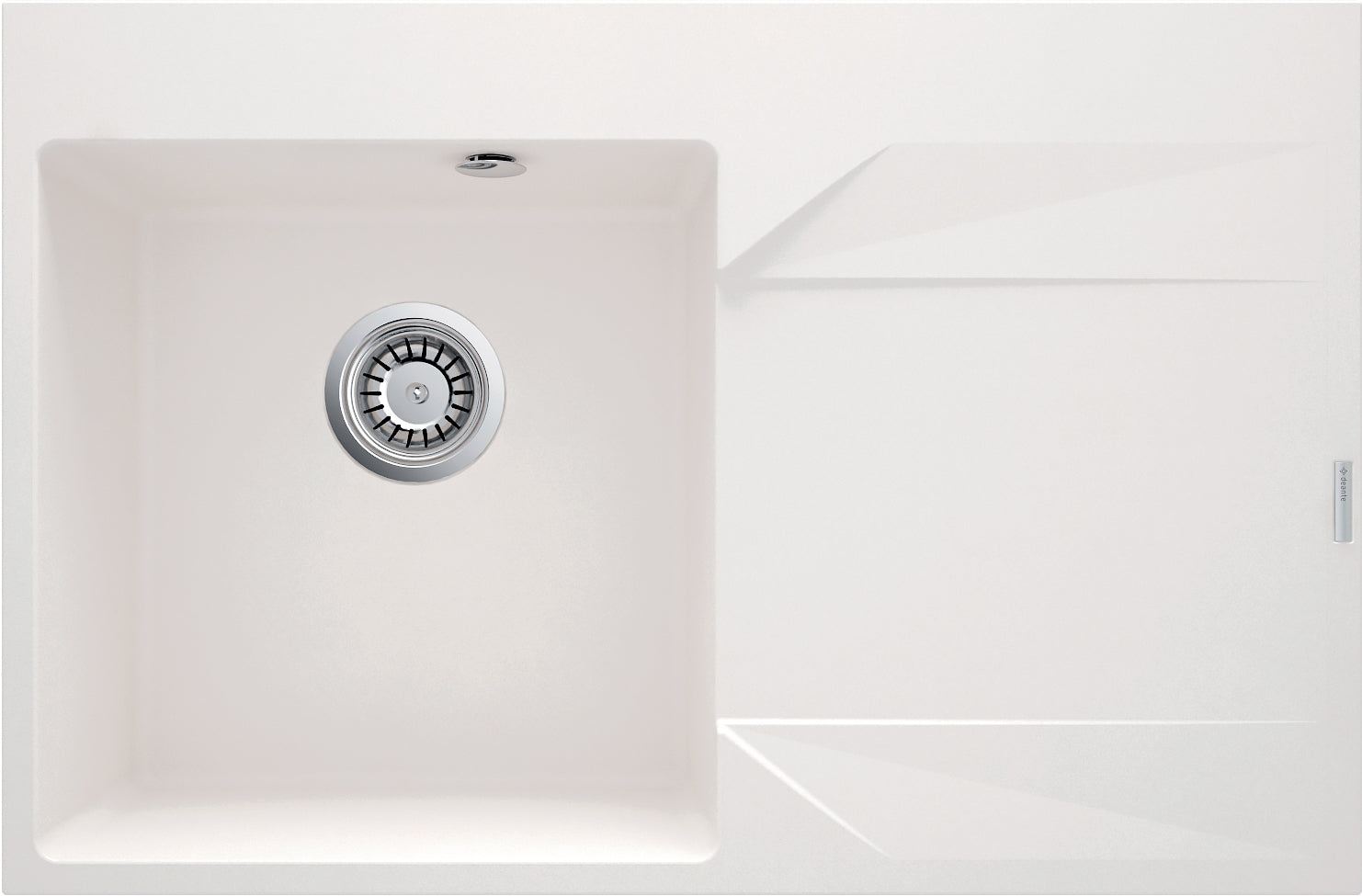 Granite sink, 1-bowl with drainer - right