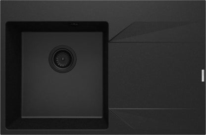 Granite sink, 1-bowl with drainer - right