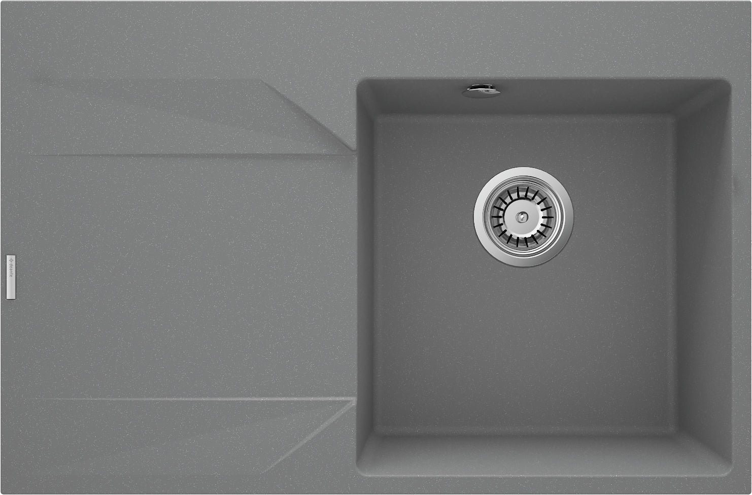 Granite sink, 1-bowl with drainer - left