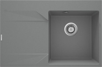 Granite sink, 1-bowl with drainer - left