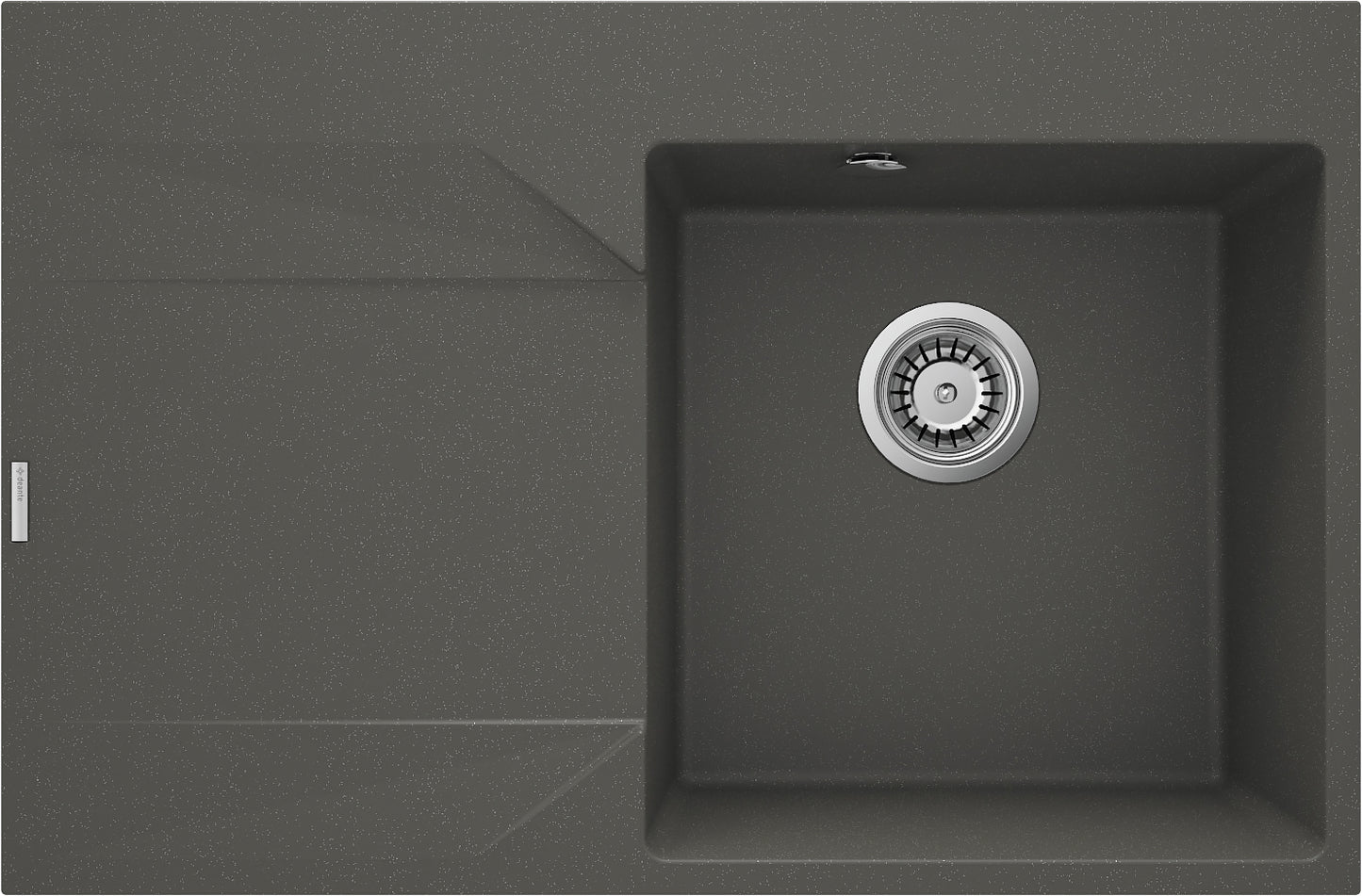 Granite sink, 1-bowl with drainer - left