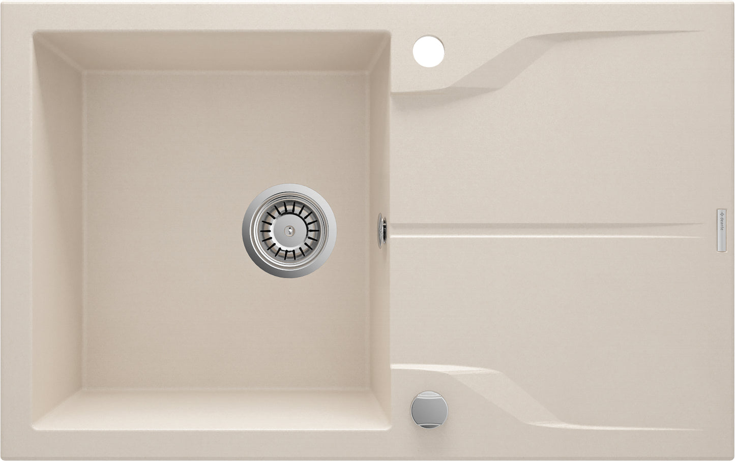 Granite sink, 1-bowl with drainer