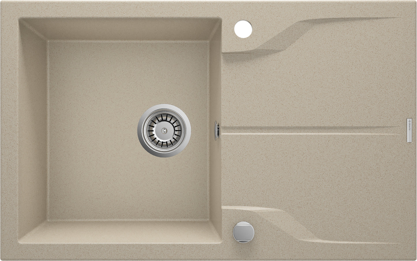 Granite sink, 1-bowl with drainer