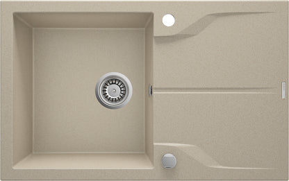Granite sink, 1-bowl with drainer