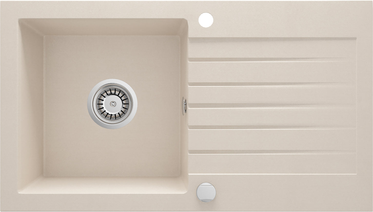 Granite sink, 1-bowl with drainer