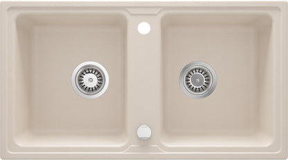 Granite sink, 2-bowl