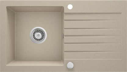 Granite sink, 1-bowl with drainer