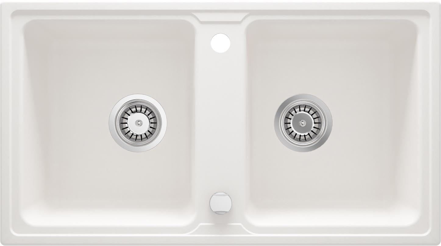 Granite sink, 2-bowl