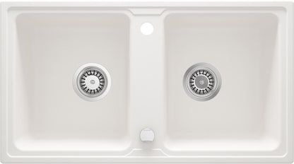 Granite sink, 2-bowl