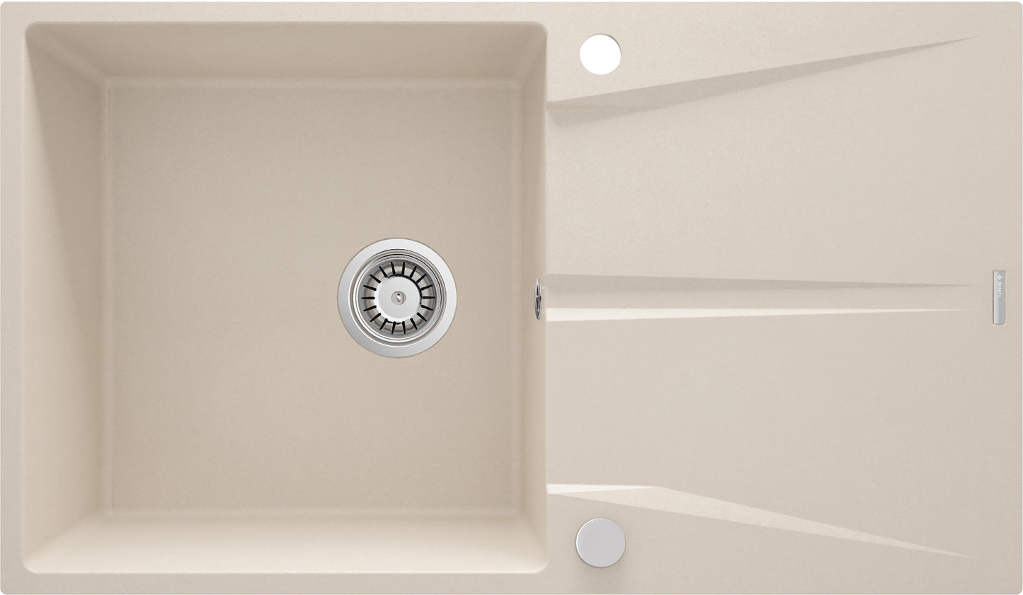 Granite sink, 1-bowl with drainer
