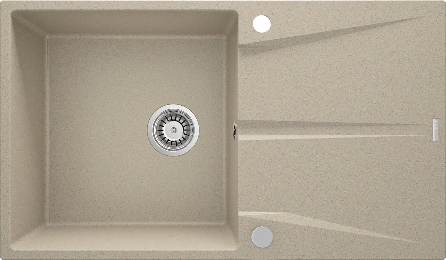Granite sink, 1-bowl with drainer