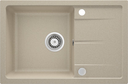 Granite sink, 1-bowl with drainer