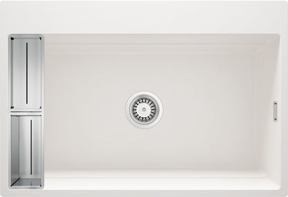 Magnetic granite sink, 1-bowl